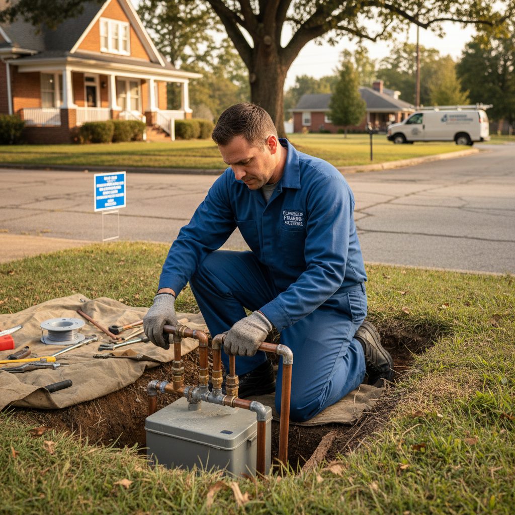 Plumber work by Clarksville Plumbers in Clarksville